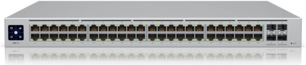 Ubiquiti Pro 48 — 48 портов GbE RJ45, 4 порта 1/10G SFP+, максимальное энергопотребление 60