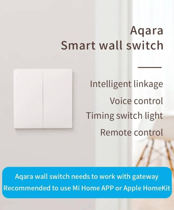 Aqara D1 — Zigbee 3.0, с нейтралью, тройной переключатель