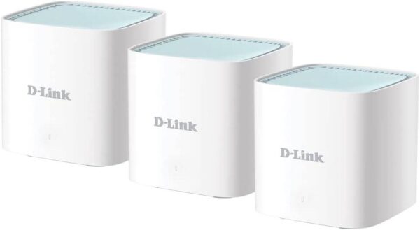 D-Link AX1500 Mesh — двухдиапазонный, частота 2,4 ГГц и 5 ГГц, скорость передачи данных до 1201 Мбит