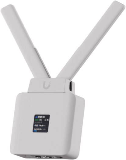 Ubiquiti UniFi UMR-EU — Wi-Fi 4 (802.11n) / 4G LTE, предустановленная Nano-SIM, ЖК-дисплей 1,3 д