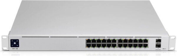 Ubiquiti Networks UniFi Switch PRO — 24-портовый гигабитный управляемый коммутатор с SFP+, 1,3-дюймовый сенсор