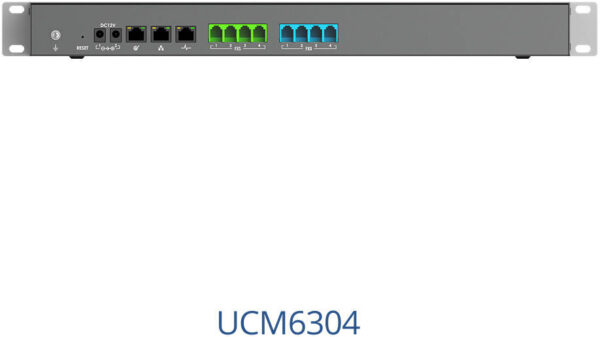Grandstream UCM6300 — поддержка до 3000 пользователей и 450 одновременных вызовов, API для платформ CRM и PMS, совместимость с GDMS