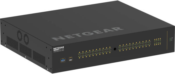 NETGEAR AV Line M4250 GSM4248UX — 40-портовый гигабитный управляемый AV-коммутатор, поддержка PoE++, SFP+