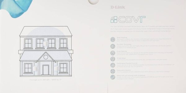 D-Link COVR 1103 — AC1200, Двухдиапазонная, ячеистая система Wi-Fi для всего дома