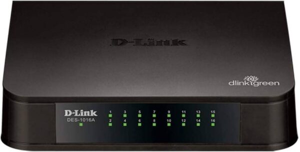 D-Link Des-1016A — 16-портовый коммутатор, 10/100 Мбит/с