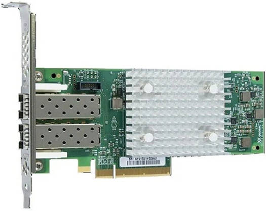 Dell Qlogic 2692 — Двухпортовый адаптер главной шины, 16 Гбит Fibre Channel, низкопрофильный