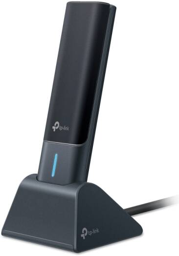 TP-Link Archer AXE5400 — Wi-Fi 6E High Gain Wireless USB-адаптер, трехдиапазонная беспроводная скорость до 2402 Мбит/с