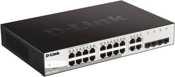 D-Link DGS-1210-20 — Гигабитный веб-умный коммутатор, 20 портов, 4 гигабитных порта SFP