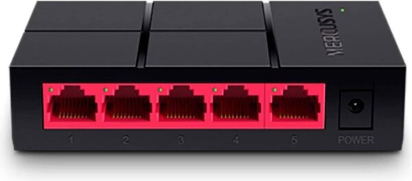 MERCUSYS MS105G — 5-портовый гигабитный Ethernet-коммутатор/концентратор, экономит до 82% электроэ