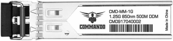 COMMANDO 1G SFP — скорость передачи данных до 1,25 Гбит/с, горячая замена SFP/SFP+/QSFP/QSFP+28, сов