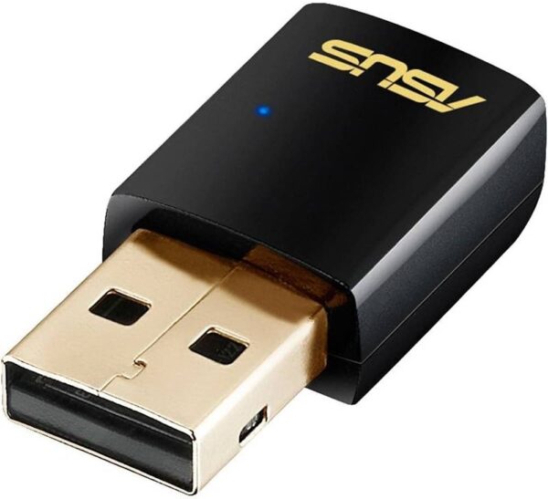 ASUS USB-AC51 — Wireless-AC600 USB-адаптер Wi-Fi, двухдиапазонный 2,4 ГГц/5 ГГц, скорость передачи данных до