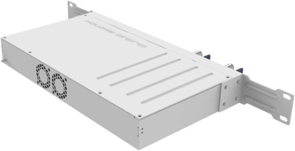 MikroTik CRS504-4XQ-IN — номинальная частота 650 МГц, 4 порта QSFP28, совместимость с оптоволоконны