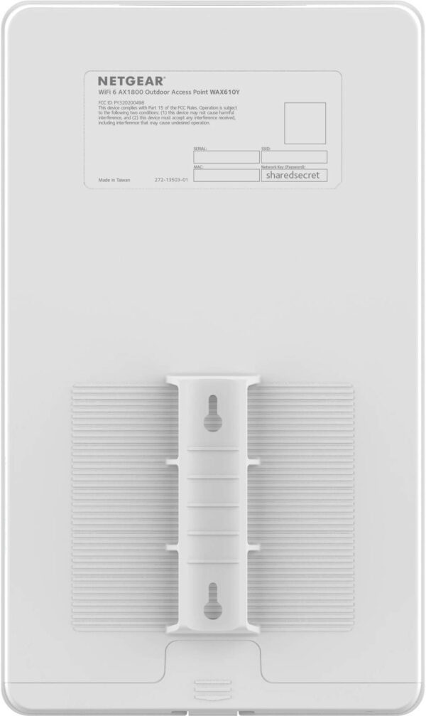 NETGEAR AX1800Y — Двухдиапазонная наружная точка доступа Wi-Fi 6, скорость до 1800 Мбит/с, питание PoE