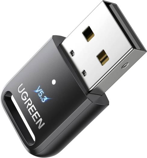 UGREEN 90225 — USB-Bluetooth-адаптер для ПК, Bluetooth-ключ 5.3 для ноутбука, поддержка мыши, клавиатуры, принтер