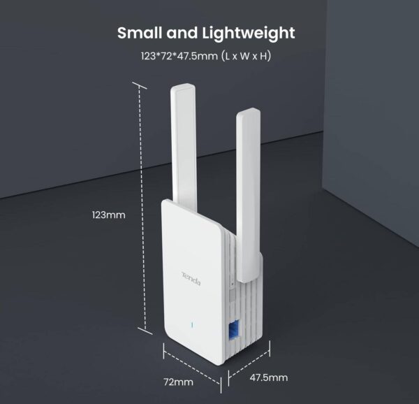 Tenda A33 — AX3000 WiFi 6, усилитель сигнала с портом Gigabit Ethernet, режим точки доступа