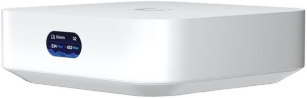 Ubiquiti UniFi Express — встроенный Wi-Fi 6 (2×2 MIMO), 0,96-дюймовый дисплей состояния LCM, 1 пор