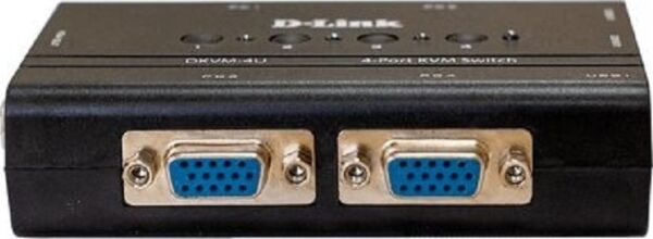 D-Link ДКВМ-4У — 4-портовый USB KVM-переключатель, поддержка USB-клавиатуры и мыши, режим автом