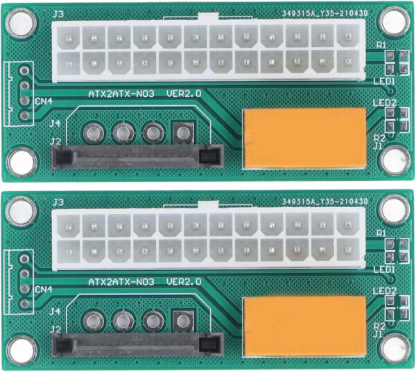 2P-ATX24Pin — двойной блок питания, интерфейс SATA, простота в эксплуатации