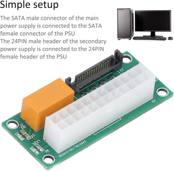 2P-ATX24Pin — двойной блок питания, интерфейс SATA, простота в эксплуатации