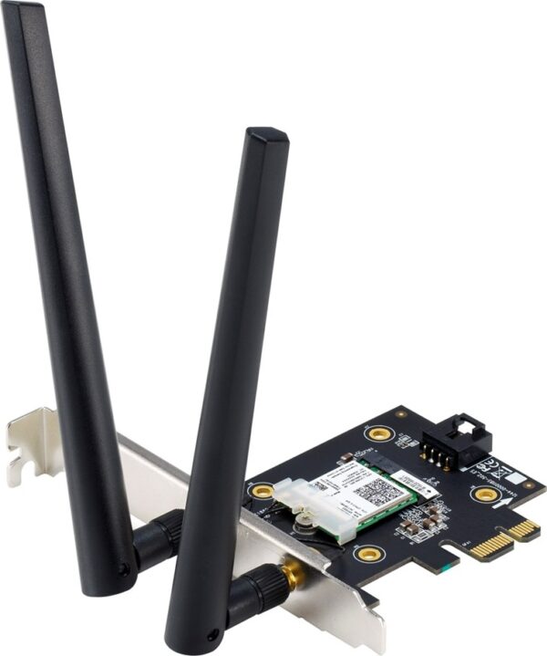 Asus PCE-AX3000 — 2402 Мбит/с PCI Express WiFi, Bluetooth 5.0, 802.11ax (Wi-Fi 6)