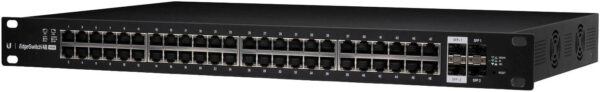 Ubiquiti EdgeSwitch 48 PoE — коммутатор высотой 1U для монтажа в стойку, 48 портов 10/100/1000 Мбит/с,