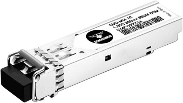 COMMANDO 1G SFP — скорость передачи данных до 1,25 Гбит/с, горячая замена SFP/SFP+/QSFP/QSFP+28, сов