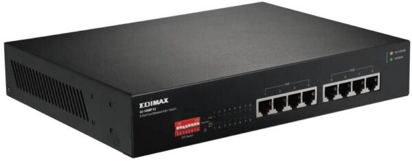 Edimax GS1008P V2 — 8-портовый, гигабитный, PoE 19