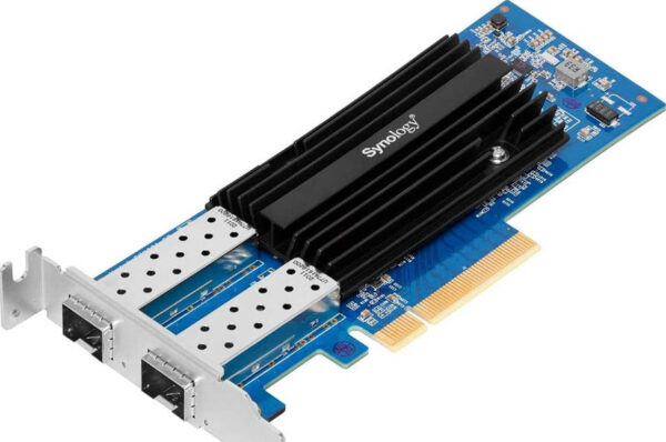 Synology E10G21-F2 — Двухпортовый 10G SFP+ PCIe 3.0 Ethernet-адаптер, агрегация каналов, хост-ин