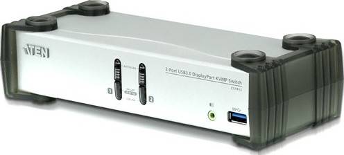 Aten CS1642A — 2-портовый KVMP-переключатель, USB DVI, с двумя дисплеями