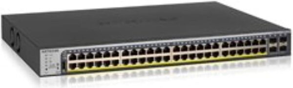 NETGEAR GS752TP — 52-портовый интеллектуальный коммутатор Gigabit Ethernet, поддержка PoE, дополнительное облачное управ