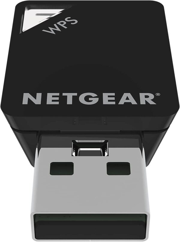 NETGEAR AC600 — Мини-адаптер Wi-Fi USB 2.0, скорость Wi-Fi до 600 Мбит/с, двухдиапазонный адаптер Wi