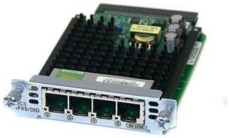 CISCO VIC3-4FXS/DID — Четырехпортовая плата голосового интерфейса, FXS, DID