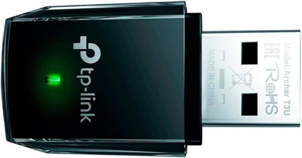 TP-Link AC1300 Archer T3U — USB, двухдиапазонный беспроводной адаптер 2.4G/5G, совместим с Win11