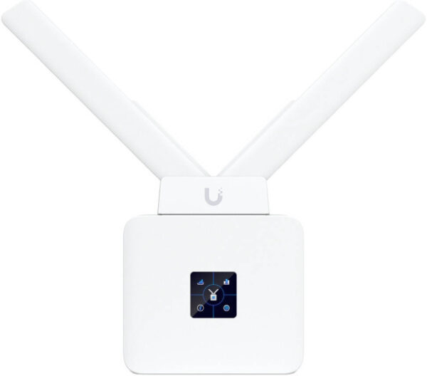 Ubiquiti UniFi UMR-EU — Wi-Fi 4 (802.11n) / 4G LTE, предустановленная Nano-SIM, ЖК-дисплей 1,3 д