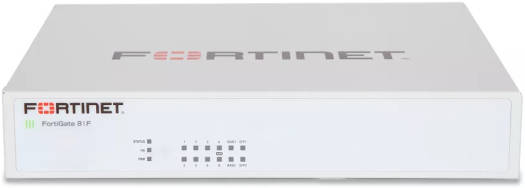 Fortinet FortiGate-81F - шифрование AES (256 бит) и SHA-256, пропускная способность защиты от угроз 900 Мбит/с