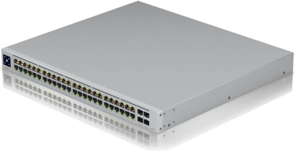 Ubiquiti Pro 48 — 48 портов GbE RJ45, 4 порта 1/10G SFP+, максимальное энергопотребление 60