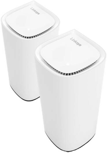 Linksys Velop Pro 6E — Трехдиапазонный Mesh-маршрутизатор, до 600 Мбит/с на частоте 2,4 ГГц,