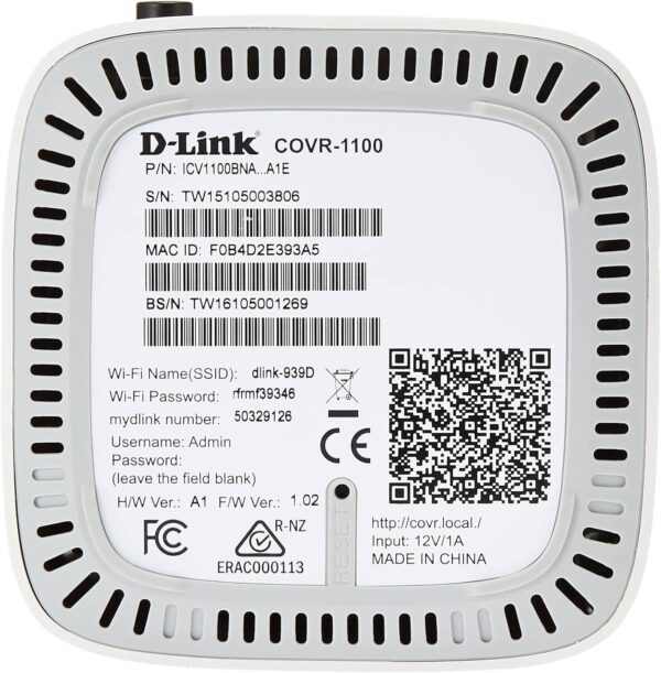 D-Link COVR 1103 — AC1200, Двухдиапазонная, ячеистая система Wi-Fi для всего дома