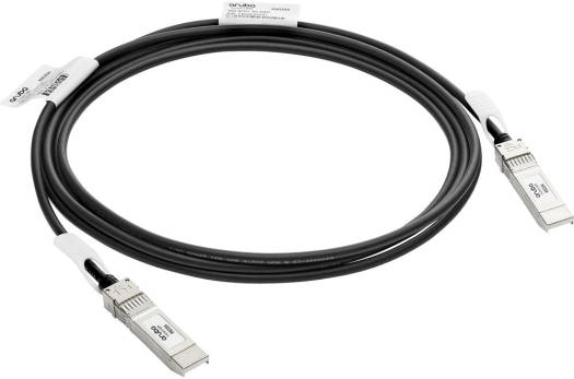 Aruba 10G SFP+ — Медный кабель прямого подключения, разъемы SFP+ — SFP+, скорость передачи данных 10,31 Гбит/