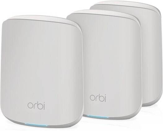 NETGEAR RBK353 — Mesh WiFi-система Orbi, Wi-Fi 6 Mesh маршрутизатор, покрытие Wi-Fi для всего дома до 2500 кв.