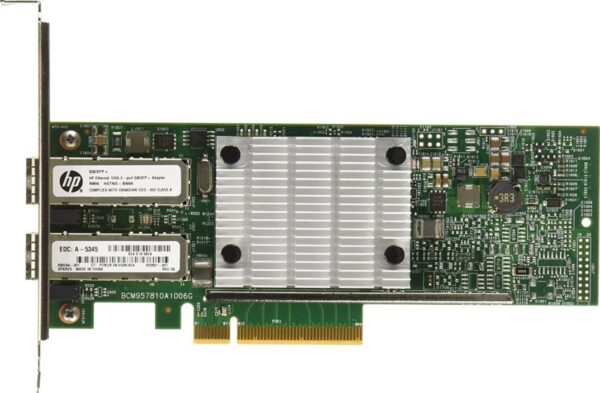 Hpe 652503-B21 530SFP+ — Сетевой адаптер PCI Express 3.0 x8, 10 Gigabit Ethernet, для ProLiant DL160 Gen8