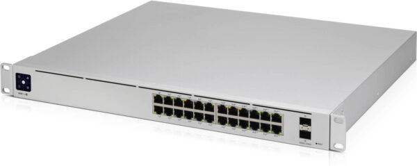 Ubiquiti Networks UniFi Switch PRO — 24-портовый гигабитный управляемый коммутатор с SFP+, 1,3-дюймовый сенсор