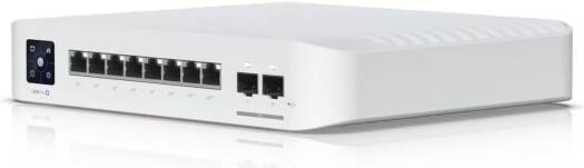 Ubiquiti Pro 8 PoE Switch — сенсорный экран 1,3 дюйма, управление коммутатором AR, 8 портов