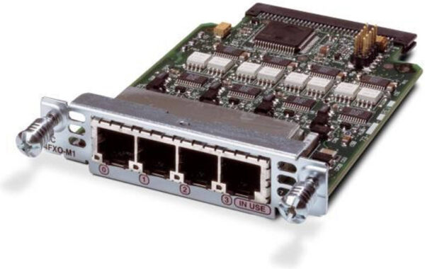 Cisco VIC2-4FXO — Сетевой модуль IP, для унифицированных коммуникаций, голосовой/факсовой связи