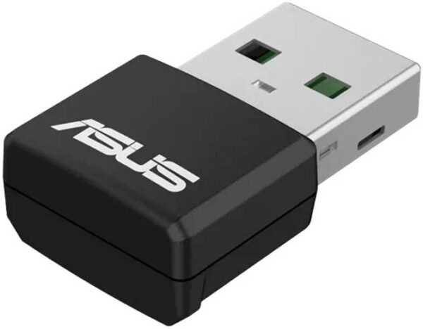 ASUS USB-AX55 Nano AX1800 — двухдиапазонный USB-адаптер WiFi 6, скорость передачи данных 1,8 Гбит/с, сверх