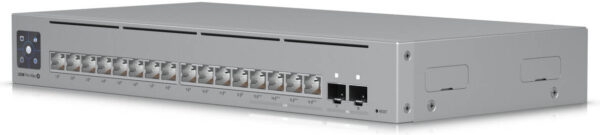 Ubiquiti Switch Pro Max 16 PoE — коммутационная способность 84 Гбит/с, скорость пересылки 64,496 млн пакетов в