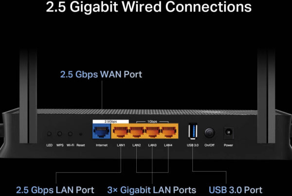 TP-Link Archer BE230 — двухдиапазонный Wi-Fi 7, 3,6 Гбит/с, 2 порта 2,5G