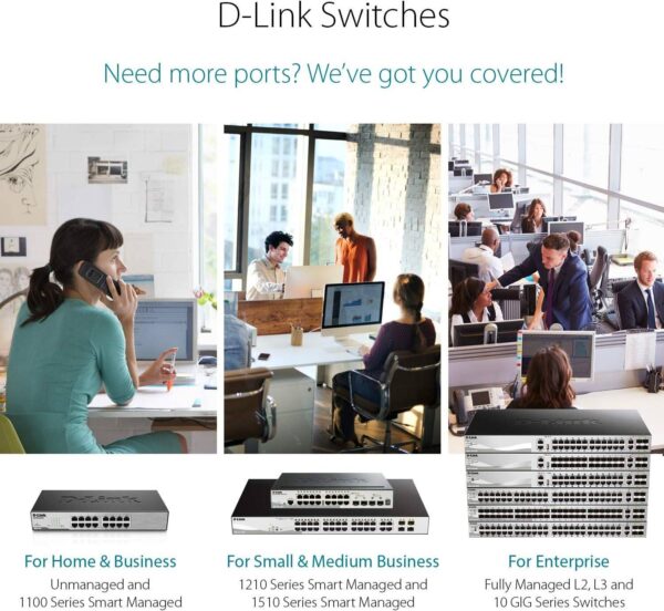 D-Link DES-1008 PA — неуправляемый, Fast Ethernet (10/100), 1,6 Гбит/с