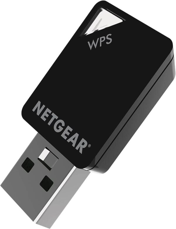 NETGEAR AC600 — Мини-адаптер Wi-Fi USB 2.0, скорость Wi-Fi до 600 Мбит/с, двухдиапазонный адаптер Wi