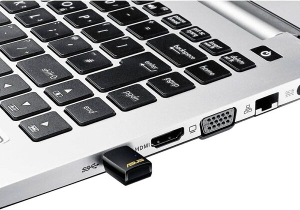 ASUS USB-AC51 — Wireless-AC600 USB-адаптер Wi-Fi, двухдиапазонный 2,4 ГГц/5 ГГц, скорость передачи данных до